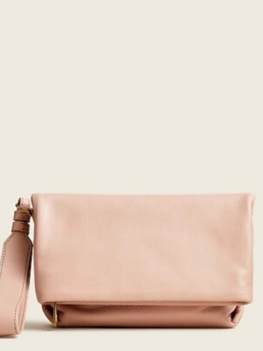 J. Crew Oslo Soft Natural Nude Bag